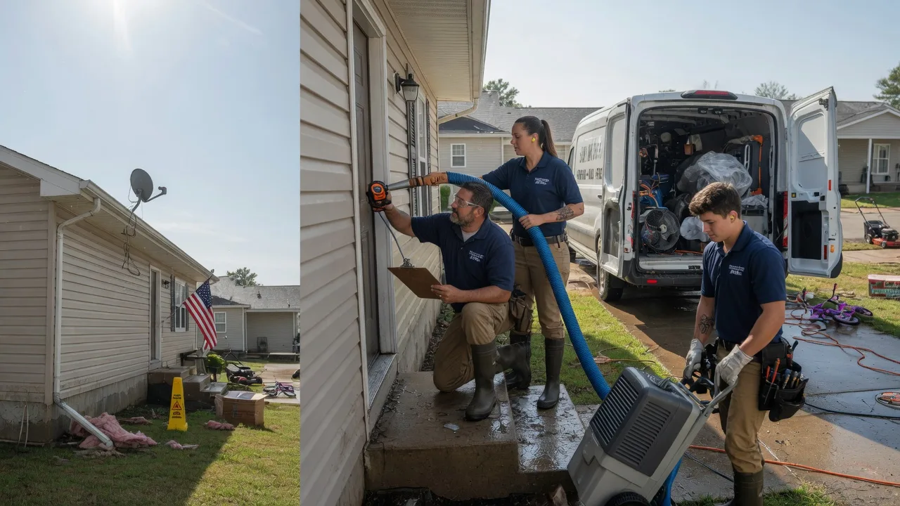 Ceiling Water Damage Restoration in Wells, MN near me